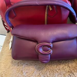 Coach Deep Purple Shoulder Bag